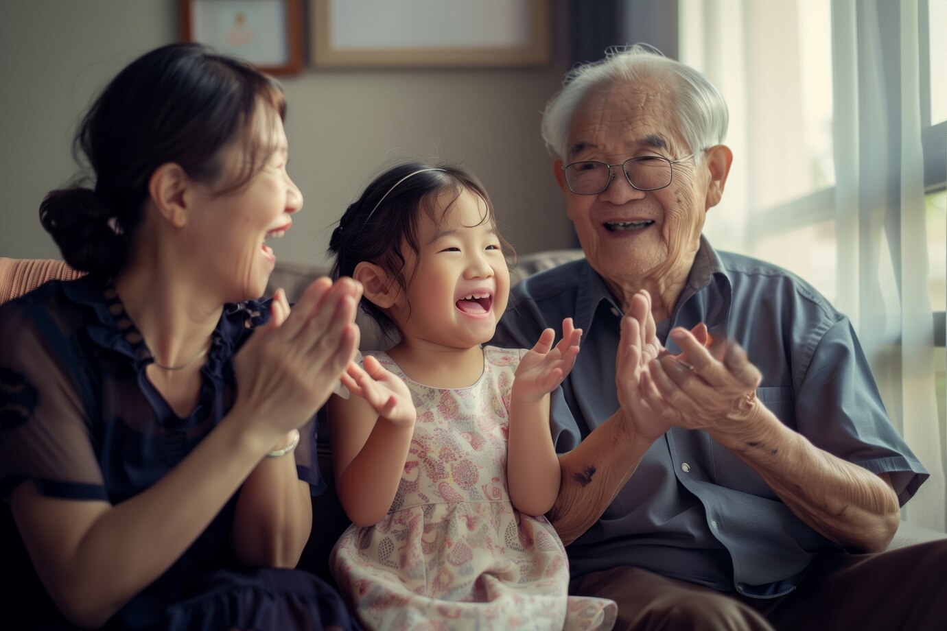 Rahasia Umur Panjang: Cucu Sumber Bahagia Kakek Nenek?